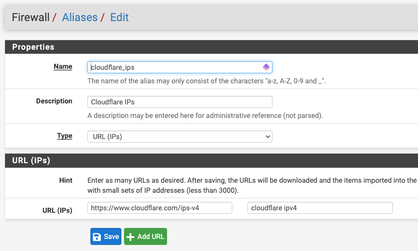 Cloudflare Alias